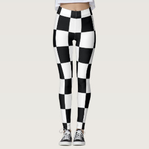 Schwarzweißmuster Leggings