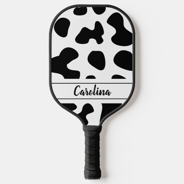 Schwarzweißmuster Pickleball Schläger (Vorderseite)