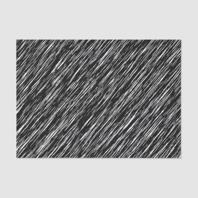 Schwarzweißmuster Seidenpapier (Vorderseite)