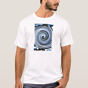 Schwarzweißmuster T-Shirt