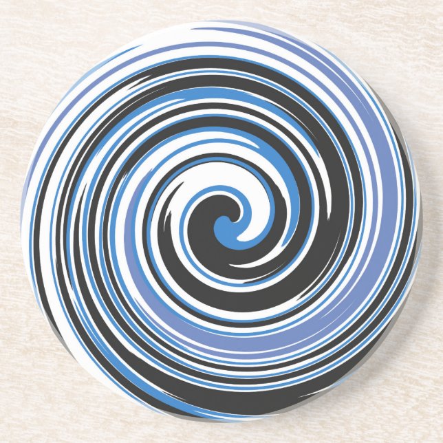 Schwarzweißmuster Untersetzer (Vorne)