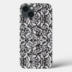 Schwarzweißpaisley Case-Mate iPhone Hülle