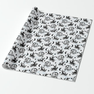 Schwarzweißpapier für Weihnachtsverpackungen Geschenkpapier