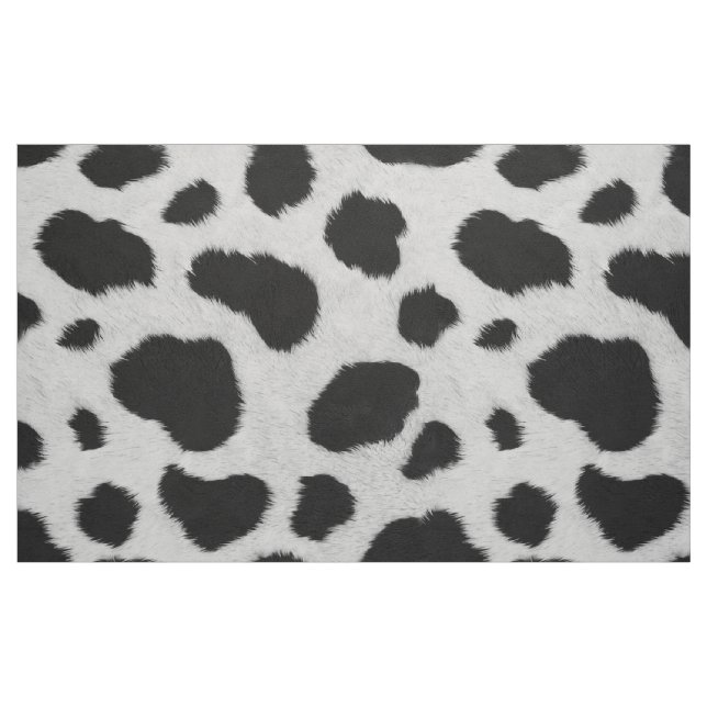 Schwarzweißpelz Stoff (Fat Quarter (45,7 x 55,9 cm))