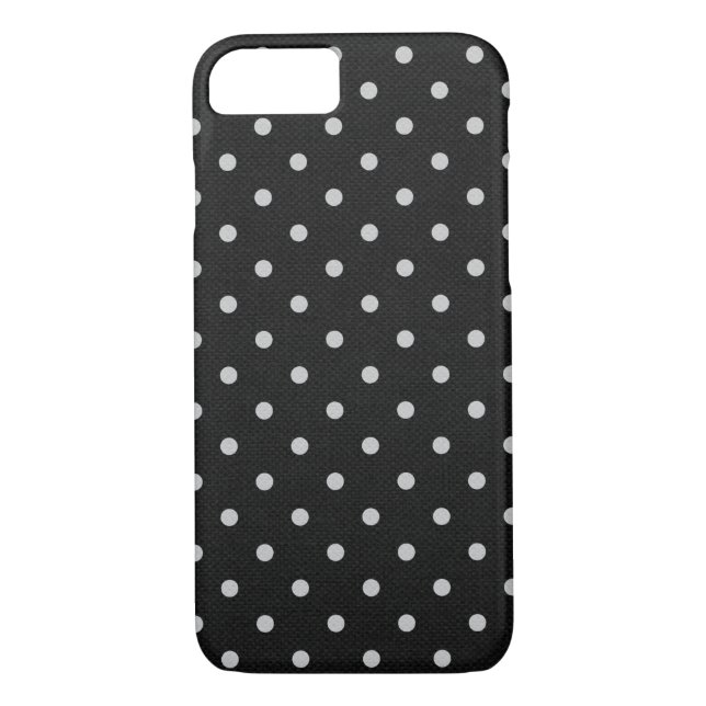 Schwarzweißpolka Case-Mate iPhone Hülle (Rückseite)