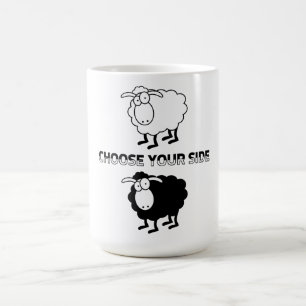 Schwarzweißschaf Kaffeetasse