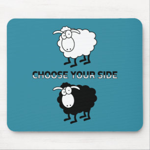 Schwarzweißschaf Mousepad