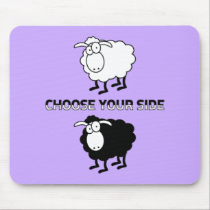 Schwarzweißschaf Mousepad