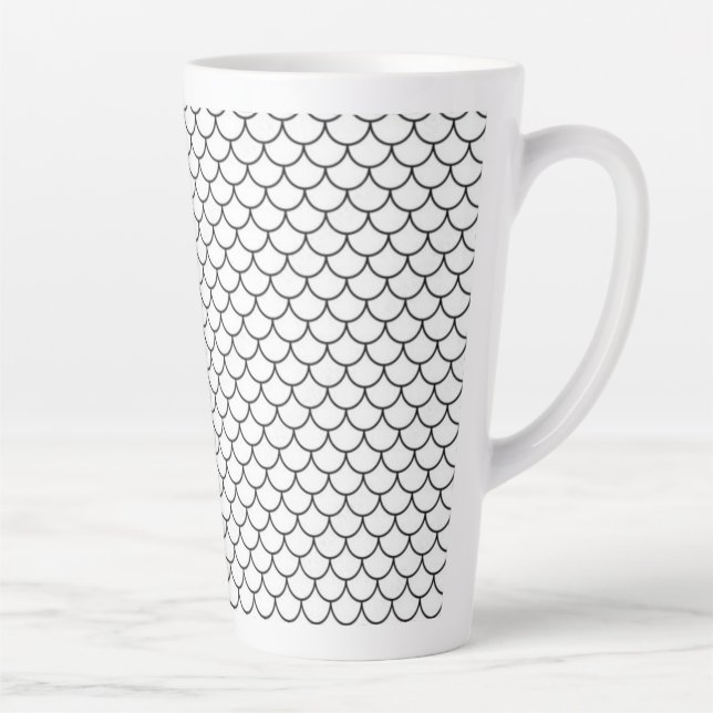 Schwarzweißschuhmagazin-Tasse Milchtasse (Rechts)