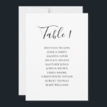 Schwarzweißsitzkarte. Moderne Hochzeit Einladung<br><div class="desc">Schwarz-Weiß-Hochzeitskarte. Sie können die Anzahl der Tabellen und Namen ändern und so viele Tischkarten wie nötig erstellen. Legen Sie sie getrennt in den Warenkorb. Bitte kontaktieren Sie mich,  wenn Sie zusätzliche Artikel benötigen.</div>