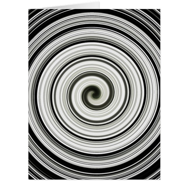 Schwarzweißspirale (Vorderseite)