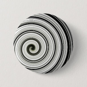Schwarzweißspirale Button