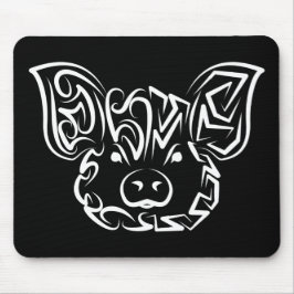 Schwarzweißstäbchen Mousepad