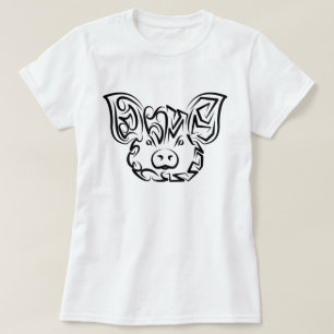 Schwarzweißstäbchen T-Shirt
