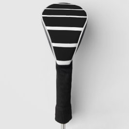 Schwarzweißstreifen Golf Headcover