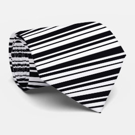 Schwarzweißstreifen Krawatte