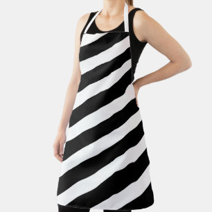 Schwarzweißstreifen Schürze