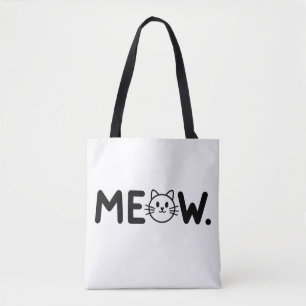 Schwarzweißtypografie Tasche