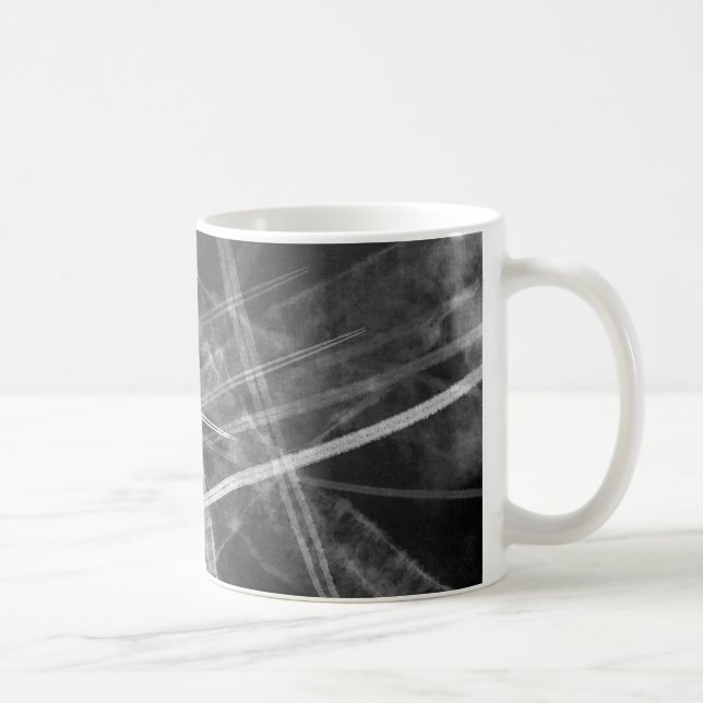 Schwarzweißwege Kaffeetasse (Rechts)