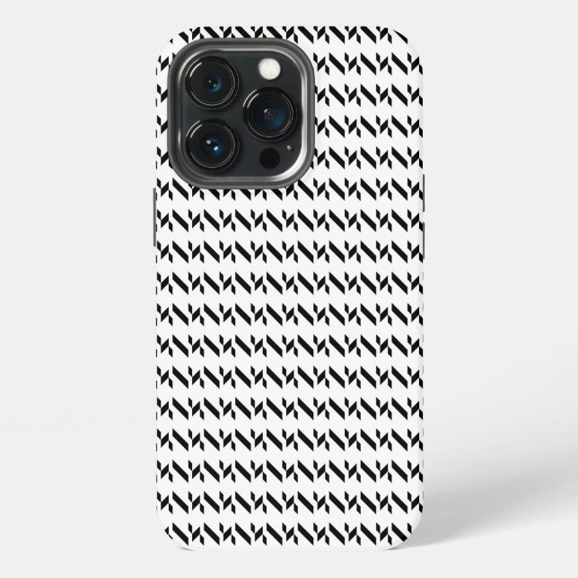 Schwarzweißzahn iPhone 13 Pro Hülle (Hinten)
