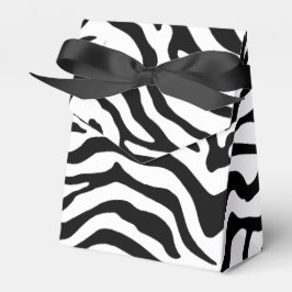 Schwarzweißzebrastreifen Geschenkschachtel
