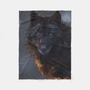Schwarzwolf Fleecedecke