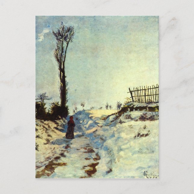 Schwarzwolle Postkarte (Vorderseite)