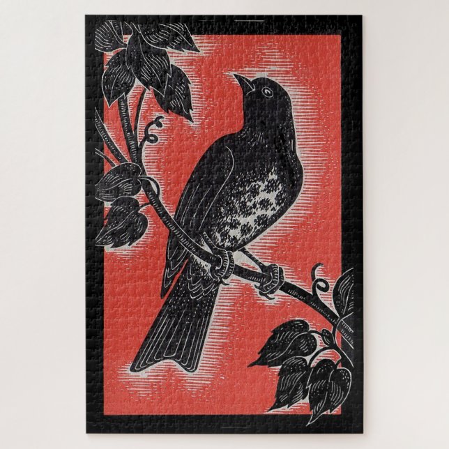 Schwarzwurgel mit Rot (Vertikal)