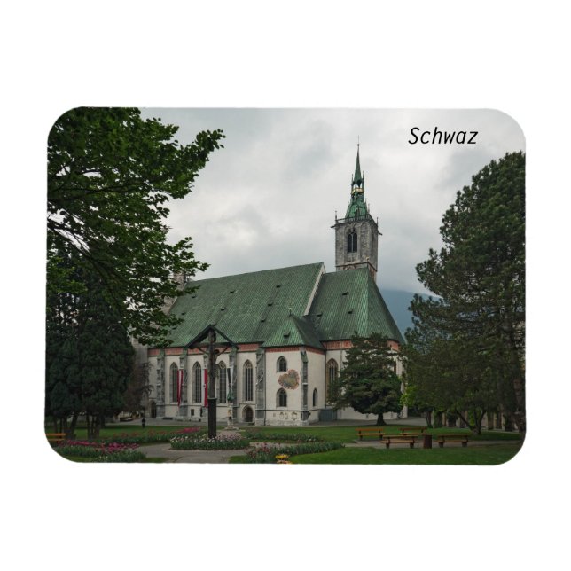 Schwaz Kirche Magnet (Horizontal)