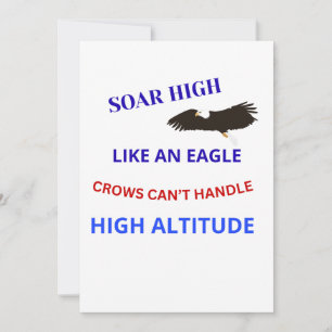 Schwebe hoch wie ein Adler Dankeskarte
