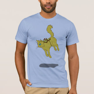 Schwebeflug-Katze T-Shirt