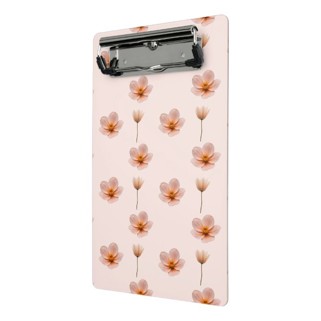 Schwebende Blumenmelodie Mini Klemmbrett (Gewinkelt2)