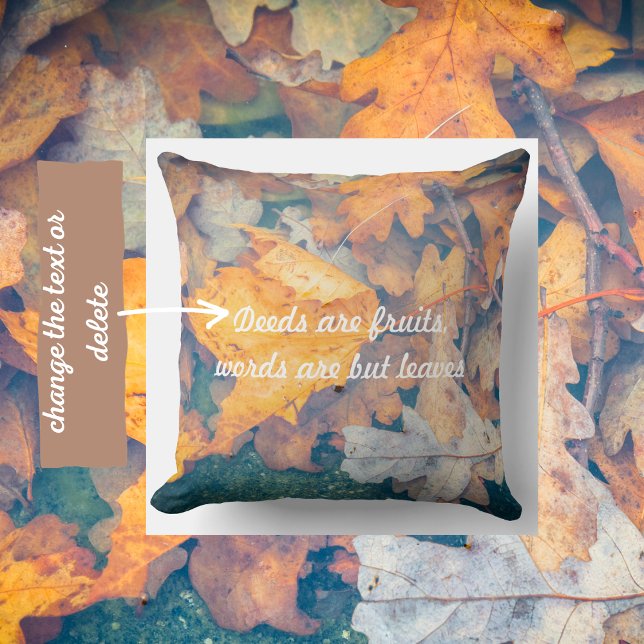 Schwebende Herbstblätter Kissen (Von Creator hochgeladen)