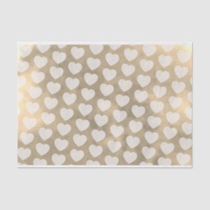 Schwebende Herzen auf goldenen Wolken Hochzeit Rom Seidenpapier