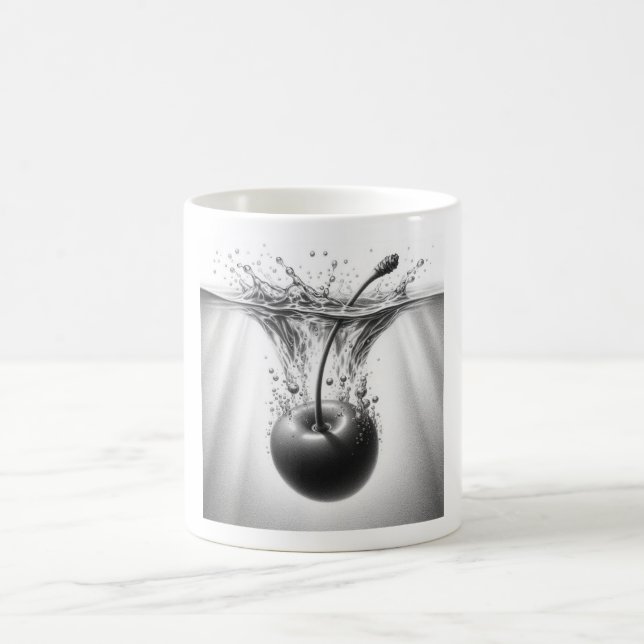 Schwebende Kirschtasse Kaffeetasse (Mittel)