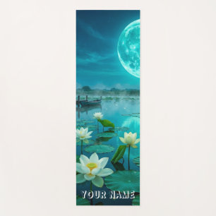 Schwebende Lotus, Mond Yogamatte