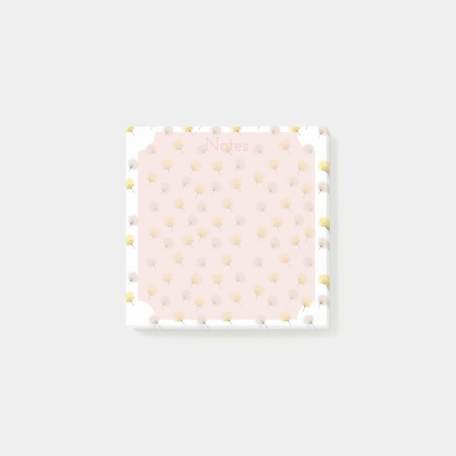 Schwebende Löwenzahnblüten  Post-it Klebezettel (Vorderseite)