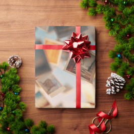 Schwebende Polaroid-Erinnerungen Geschenkpapier