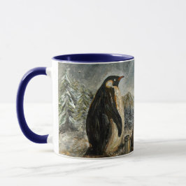 Schwebende skurrile Aurora-Tier-Malerei Tasse