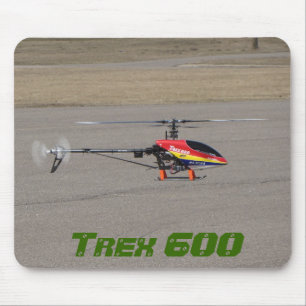 Schwebender Trex 600 RC Hubschrauber Mousepad