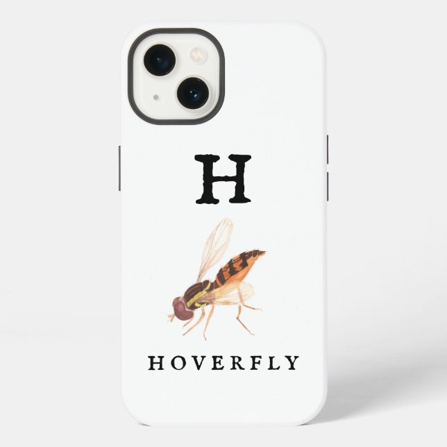 Schwebfliege iPhone Hülle (Rückseite)