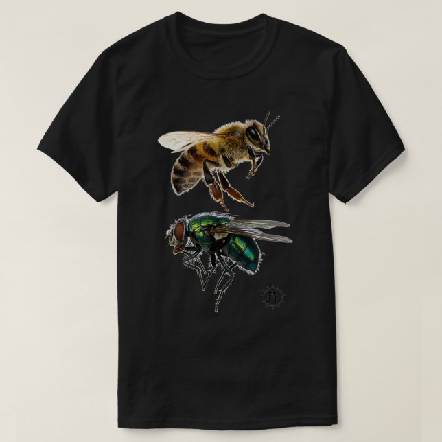 Schwebfliege  T-Shirt (Design vorne)