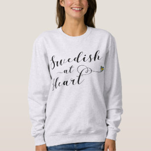 Schwede am Herz-Sweatshirt, Schweden Sweatshirt