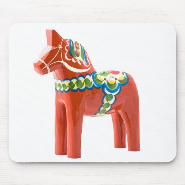Schwede Dala Pferd Mousepad (Vorne)