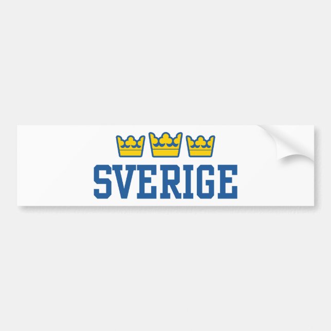 Schweden Autoaufkleber (Vorne)