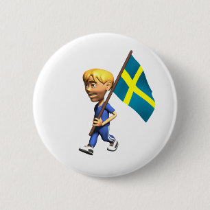 Schweden Button