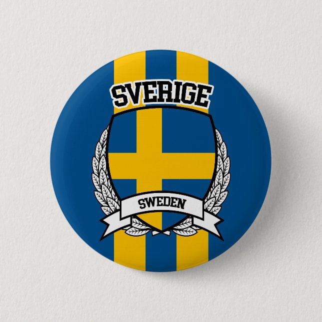 Schweden Button (Vorderseite)