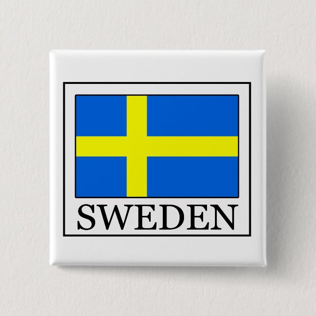 Schweden Button (Vorderseite)