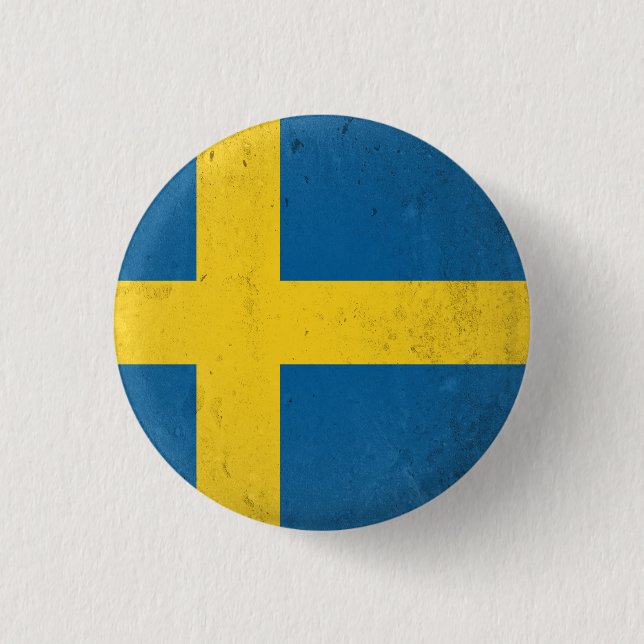 Schweden Button (Vorderseite)