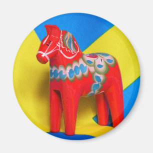 Schweden Dala Horse Magnet